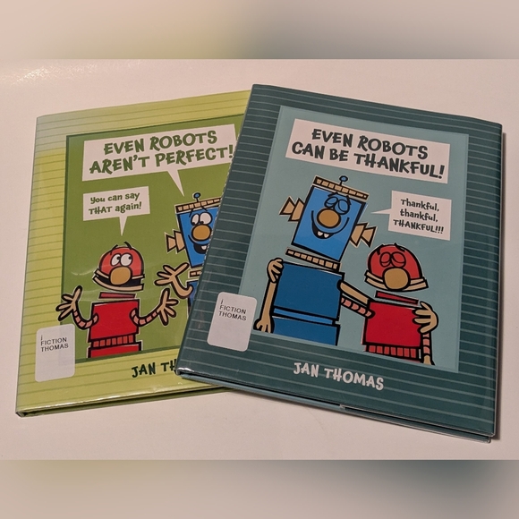 Beach Lane Books Other - Even Robots Can Aren't Perfect/Even Robots Can Be Thankful by Jan Thomas